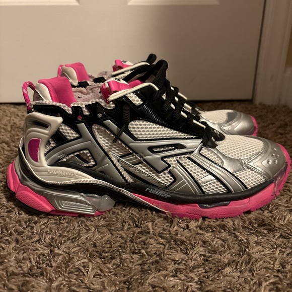 Balenciaga runners Men's Sneakers in Pink, Gray, and White - Picture 3 of 5